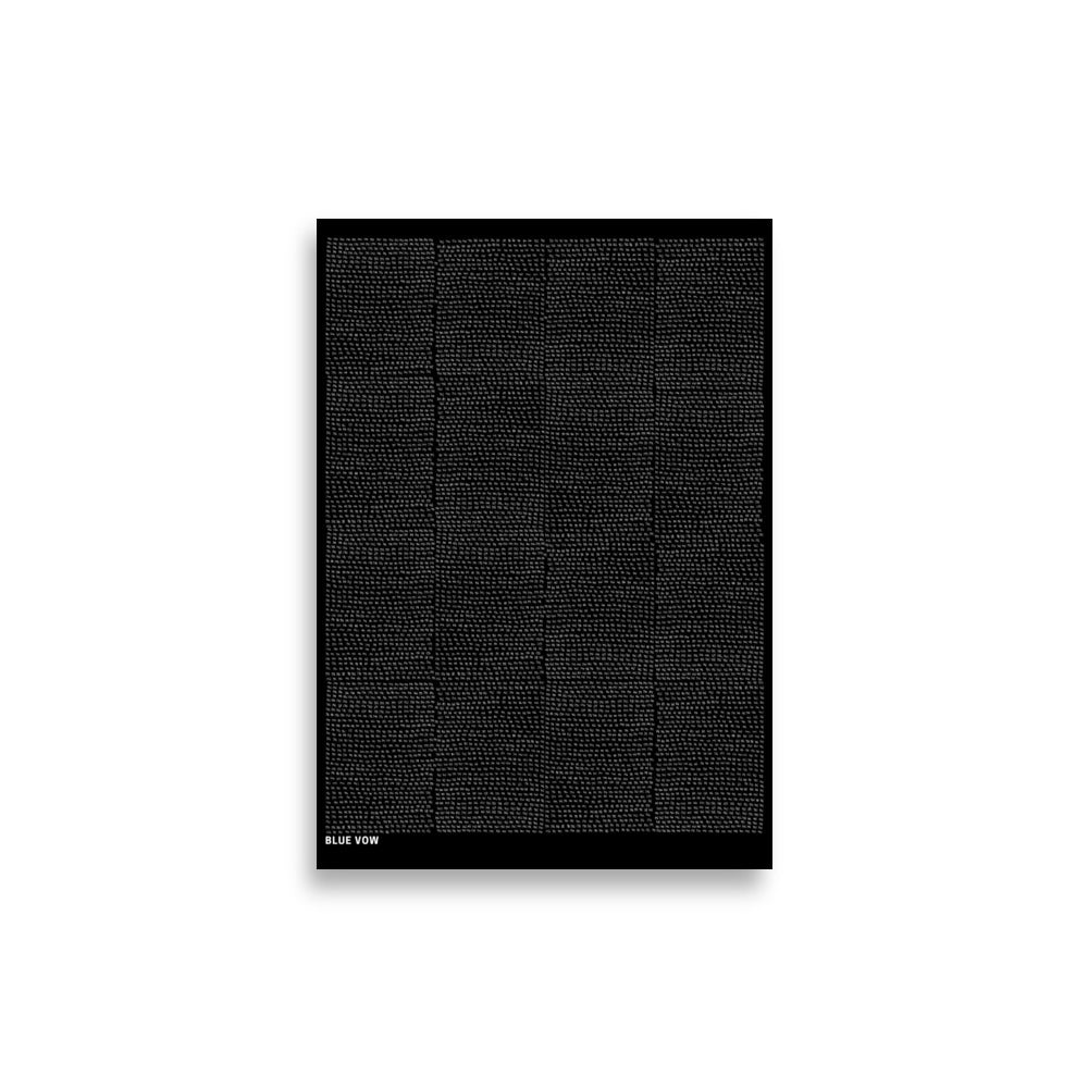 Blue Vow - We Must Scream Print (Black)