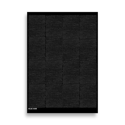 Blue Vow - We Must Scream Print (Black)