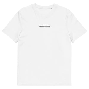 Blue Vow - We Must Scream - organic cotton t-shirt