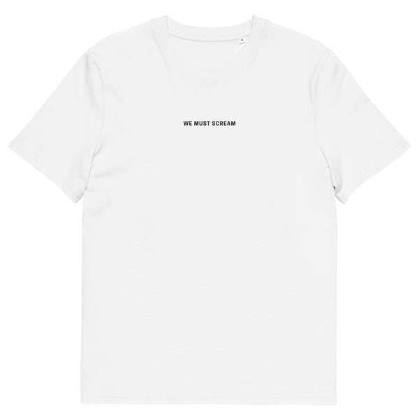 Blue Vow - We Must Scream - organic cotton t-shirt