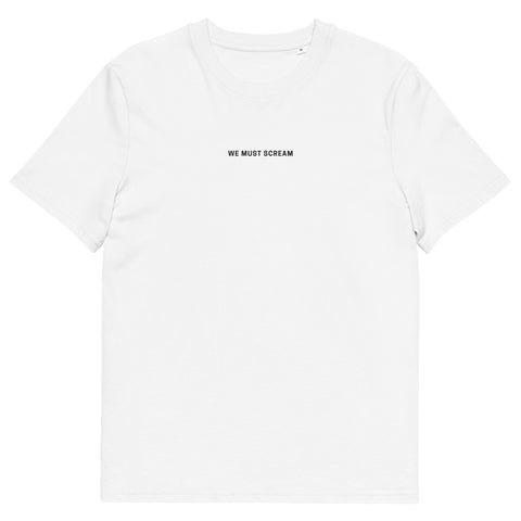 Blue Vow - We Must Scream - organic cotton t-shirt